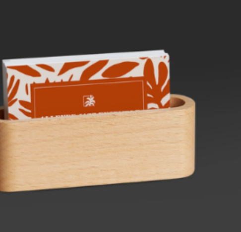 Wooden Card Holder